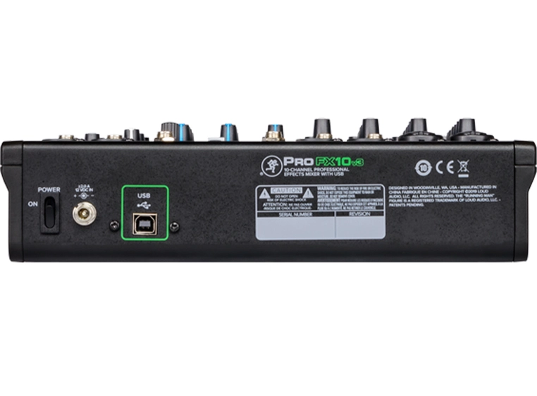 Mackie ProFX10v3 10 Channel Professional Effects Mixer with USB 