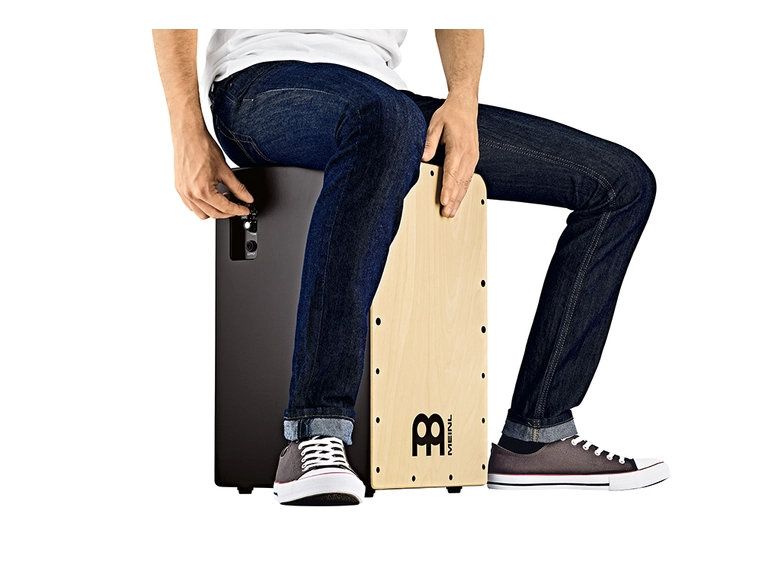 Meinl PSC100B Pickup Cajon, Snarecraft, Baltic Birch front 