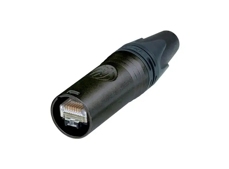 Neutrik EtherCON Cat6A selvterminerende kabel <AWG24 Sort 