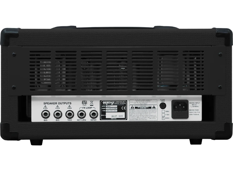 Orange OR15H svart utgangseffekt: 7 & 15 watt 