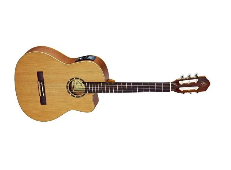 Ortega RCE131SN Klassisk gitar 4/4 med mik, Slim neck 