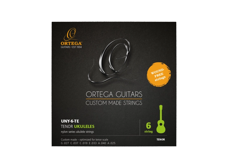 Ortega UNY-6-TE Strengesett 6-str. Tenor Ukulele 