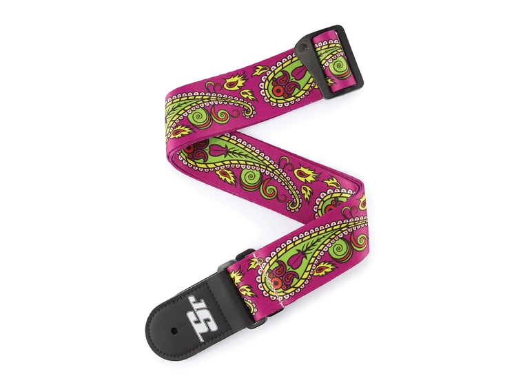 Planet Waves 50JS14 Gitarreim Satriani 50 mm Woven-Paisley Purple 