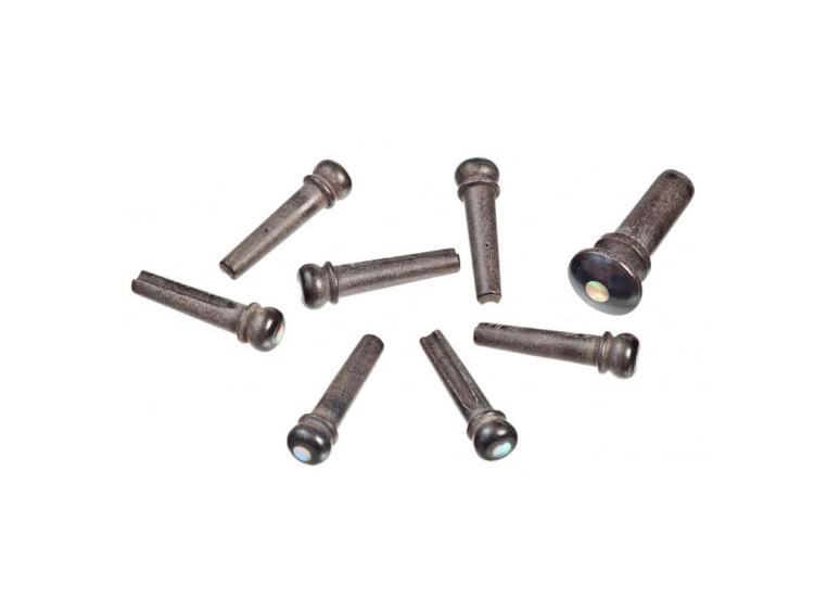 Planet Waves PWPS2 End/Bridge-pins 1+7 Ebony/Abalone 