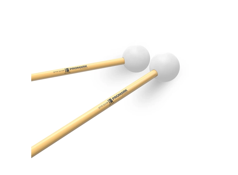 Promark SU10R SPYR Mallet Bells Medium Delrin, Rattan 