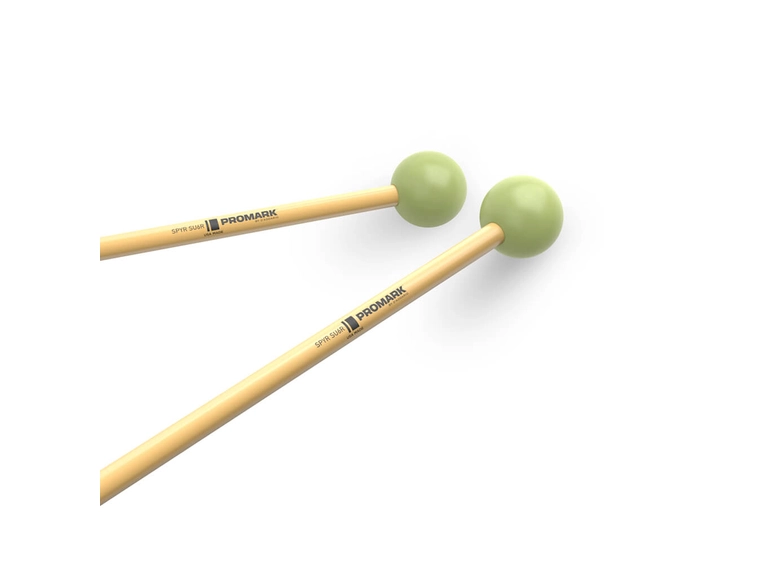 Promark SU6R SPYR Mallet Xylofon Hytrel Medium-Hard, Rattan 