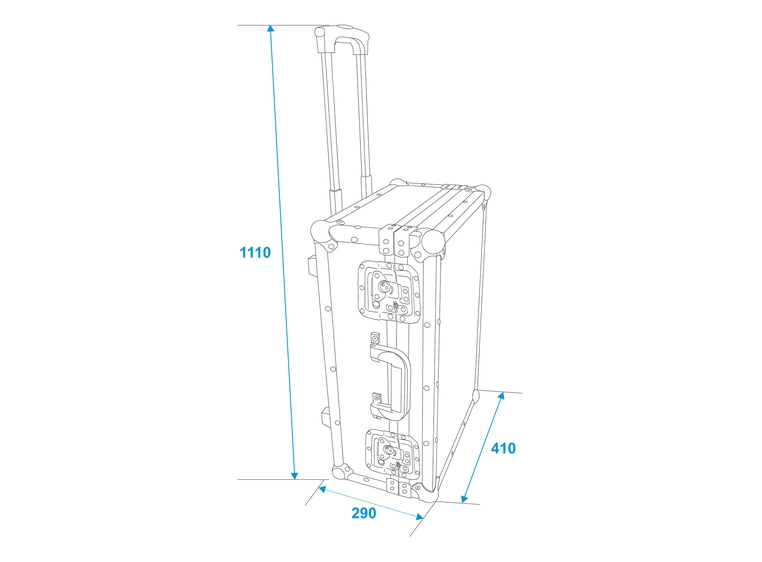Roadinger Universal Case G-2 with Trolley 