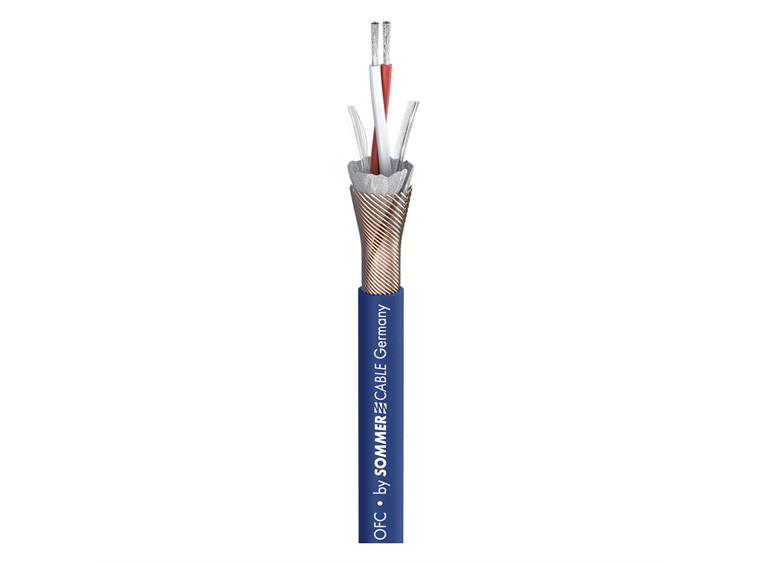 SOMMER Semicolon 2 AES/EBU DMX-kabel 2 x 0,22 mm², PVC Ø 5,00 mm, blå (pr m)
