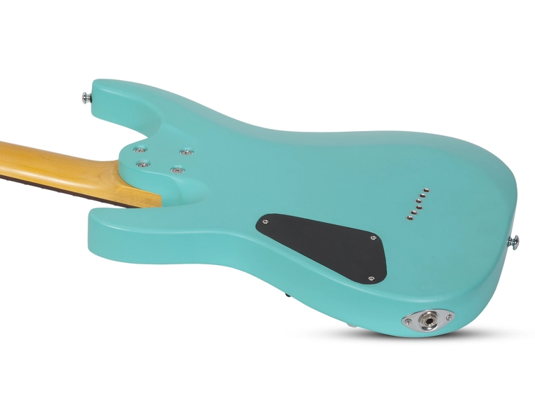 Schecter C-6 Deluxe Satin Aqua 
