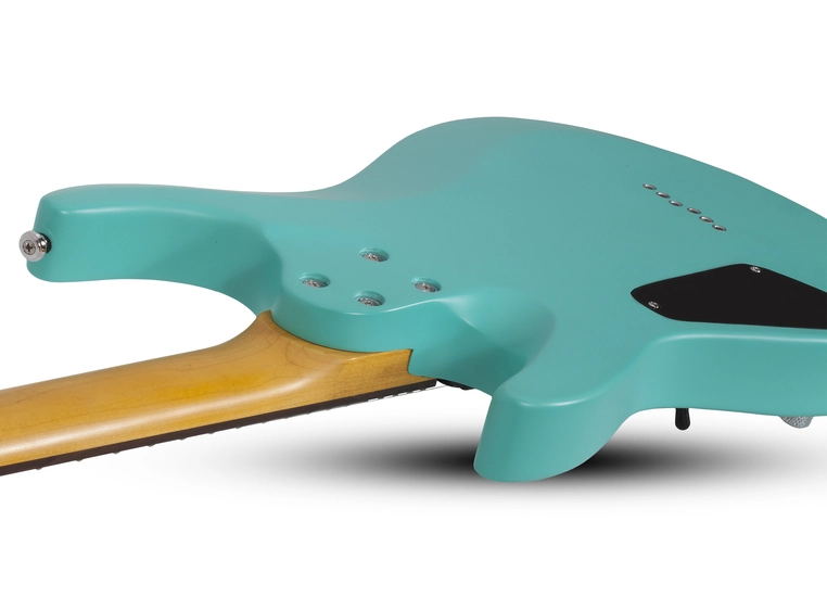 Schecter C-6 Deluxe Satin Aqua 