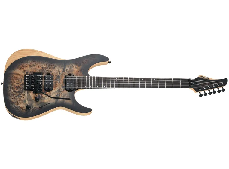 Schecter Reaper-6 FR (SCB) Satin Charcoal Burst 