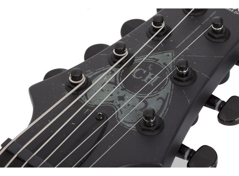 Schecter V-7 Chris Howorth Snake Cross (SBK) Satin Black 