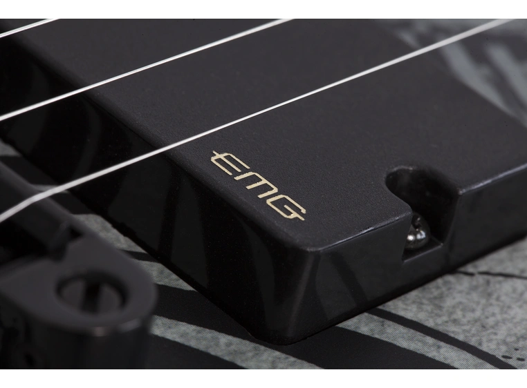 Schecter V-7 Chris Howorth Snake Cross (SBK) Satin Black 
