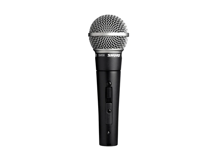 Shure SM58SE microphone dynamic cardioid vocal, switch 