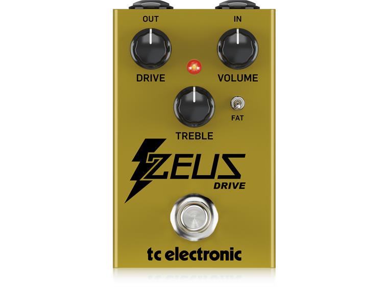 TC Electronic Zeus Drive overdrive Legendarisk dynamisk overdrive/boost