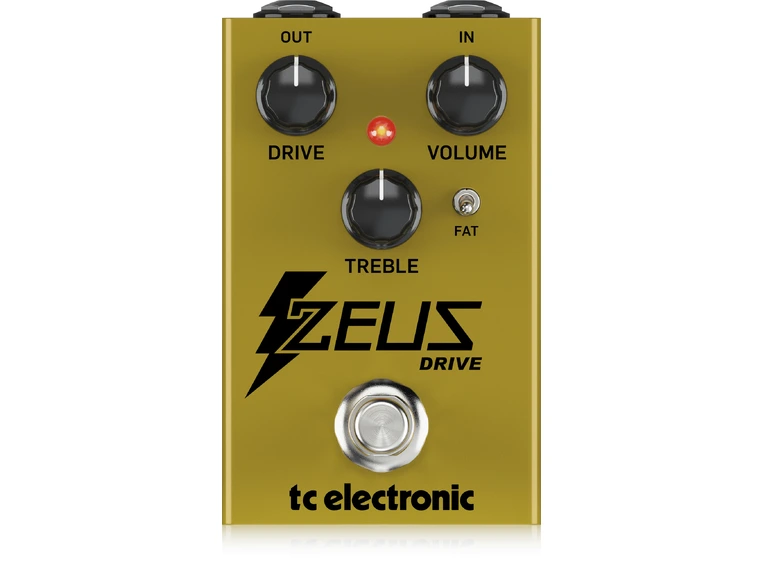 TC Electronic Zeus Drive overdrive Legendarisk dynamisk overdrive/boost 