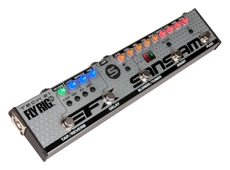 Tech 21 Fly Rig 5 v2 SansAmp Reverb, Delay, Plexi/Cali Dist and Boost 