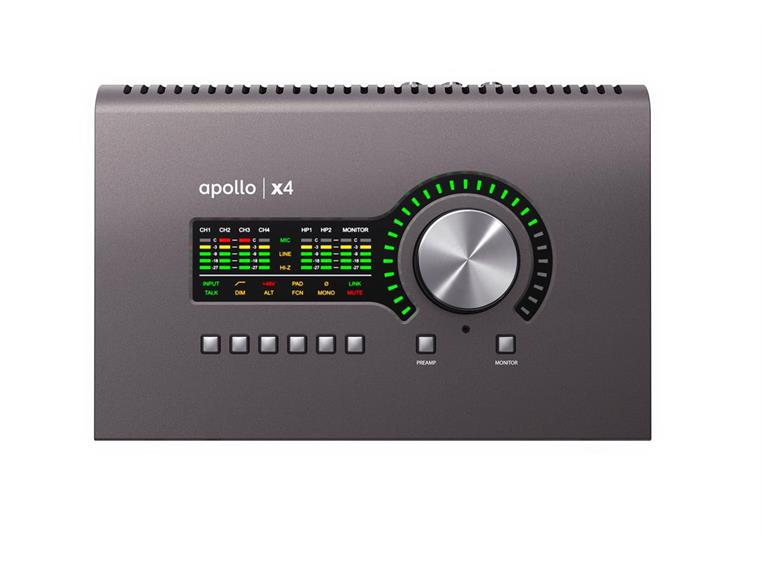 Universal Audio Apollo x4 Heritage Ed. Mic x4 DSP, TB3