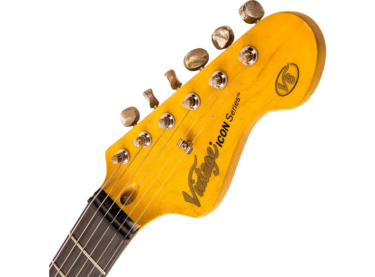 Vintage Icon V6 Distressed Red 