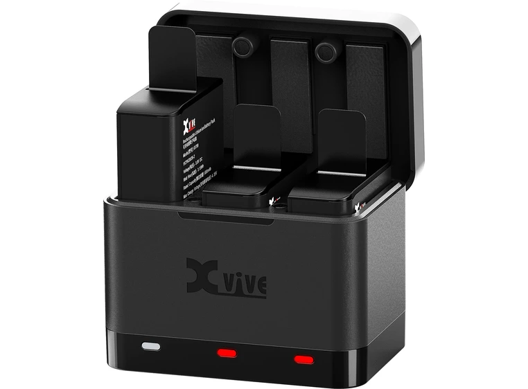 Xvive U5C Ladestasjon for U5-serien med 3 batterier 
