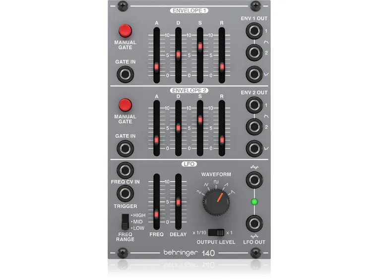 Behringer 140 DUAL ENVELOPE/LFO 100 Series 
