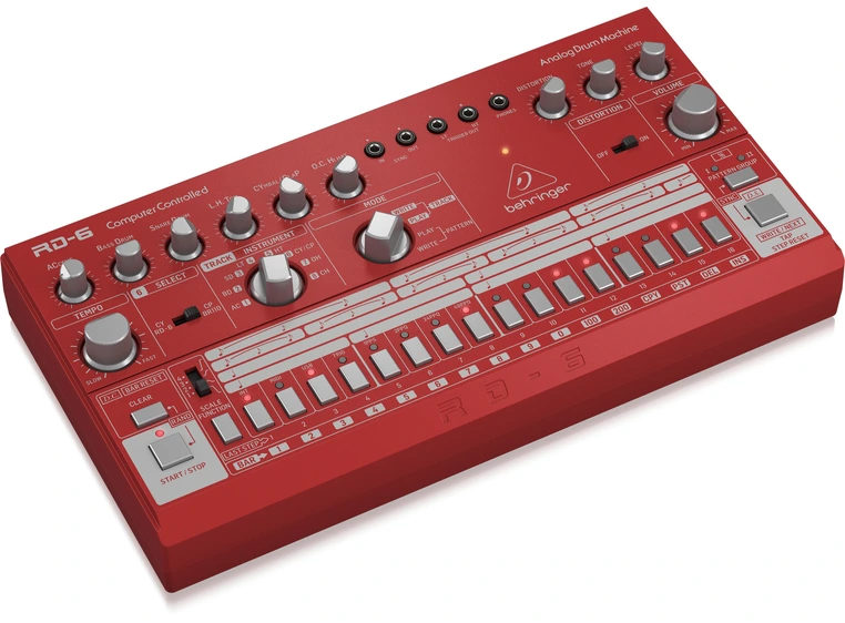 Behringer RD-6-RD klassisk analog trommemaskin 