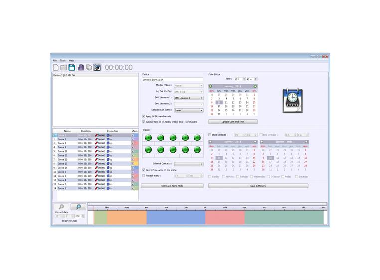 Briteq LD-1024 DIN DMX Interface 102ch/4MB, DIN rail, Chromateq software