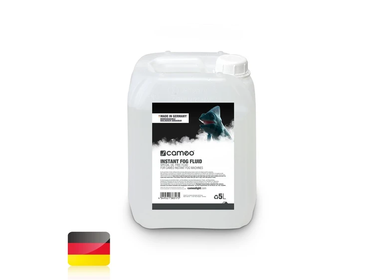 Cameo INSTANT FOG FLUID 5L For Cameo INSTANT Fog Machines 5L 