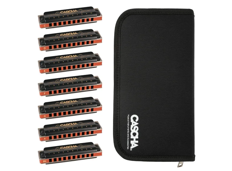 Cascha HH 2224 Munnspill Professional Blues Series Set 7 