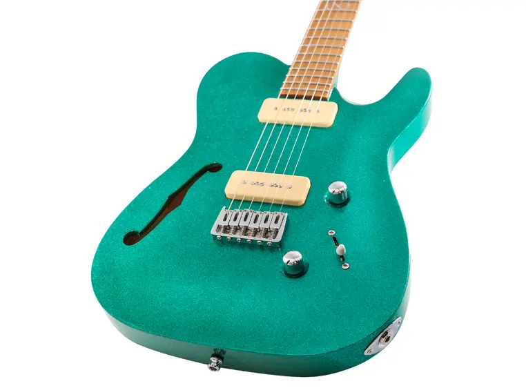 Chapman guitars ML3 Semi Hollow Pro Trad Aventurine Green Sparkle 