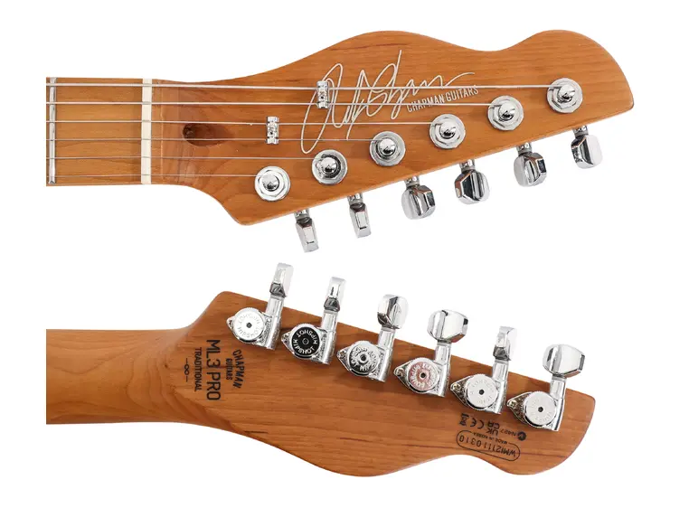 Chapman guitars ML3 Semi Hollow Pro Trad Aventurine Green Sparkle 