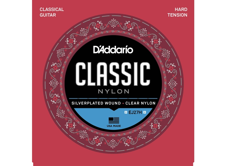 D'Addario EJ27H Classic Student (029-044) Hard Tension 