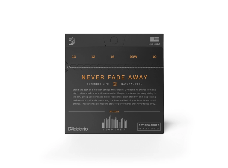 D'Addario XTJ1023 5-str. Banjo XT Nickel (010-023) Medium 