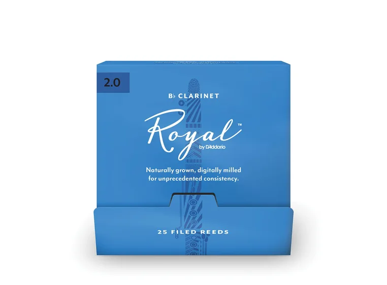 D'addario RCB0120-B25 Flis Bb-Klarinett Royal 25-p. 2.0 Sealed 