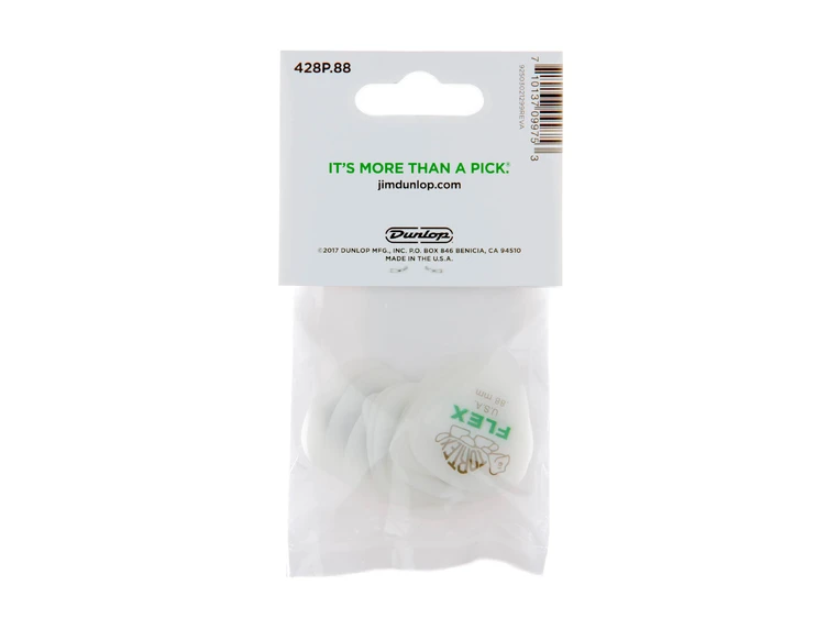 Dunlop 428P.88 Tortex Flex Standard 12-pakning 