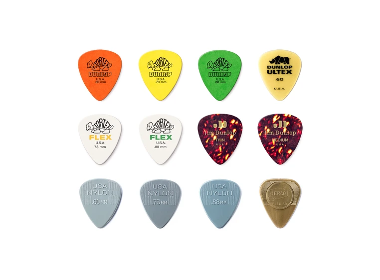 Dunlop PVP112 Acoustic Variety Pack 12-Pack 