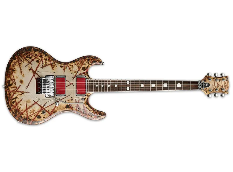 ESP E-II RZK-I Burnt Richard Z. Kruspe signaturmodell 
