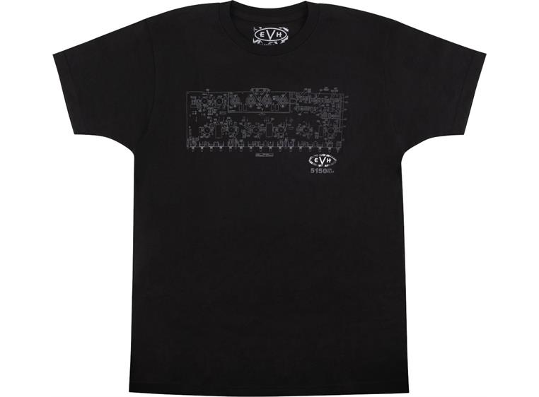 EVH Schematic T-Shirt Black, M