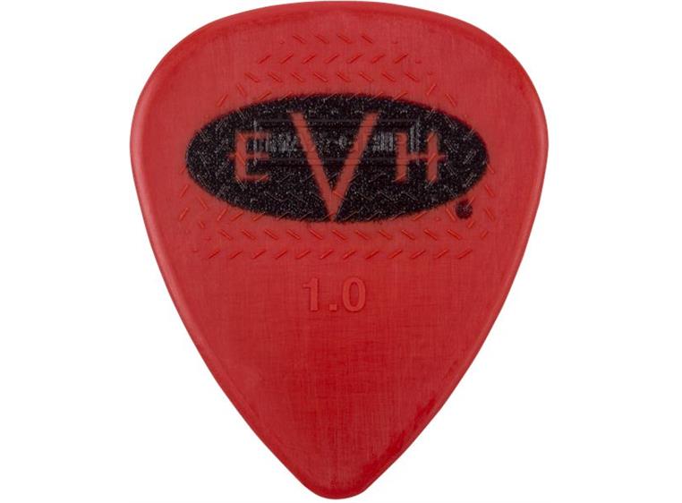 EVH Signature Picks, Red/Black, 1.00 mm, 6 Pack