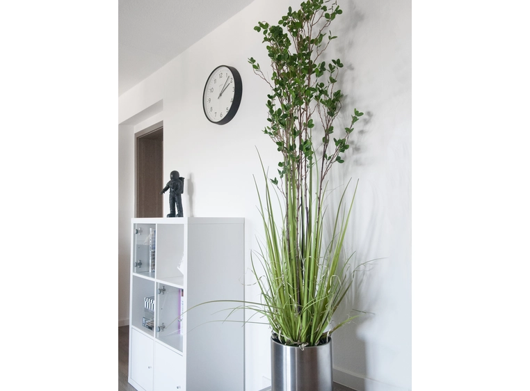 Europalms Evergreen shrub with grass artificial plant, 182cm 