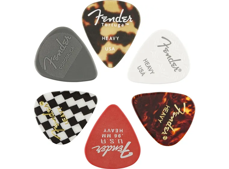 Fender 351 Shape Material Medley Heavy -6 