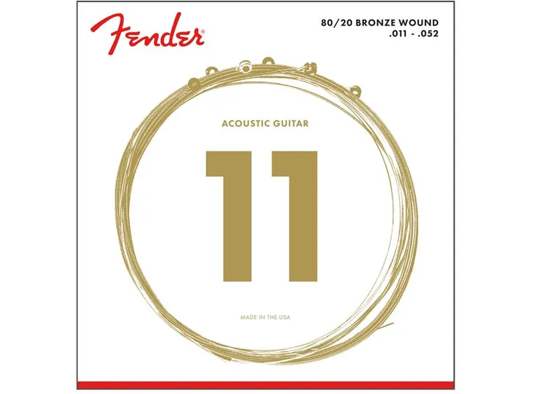 Fender 70CL Acoustic 80/20 Bronze (011-052) Ball End 