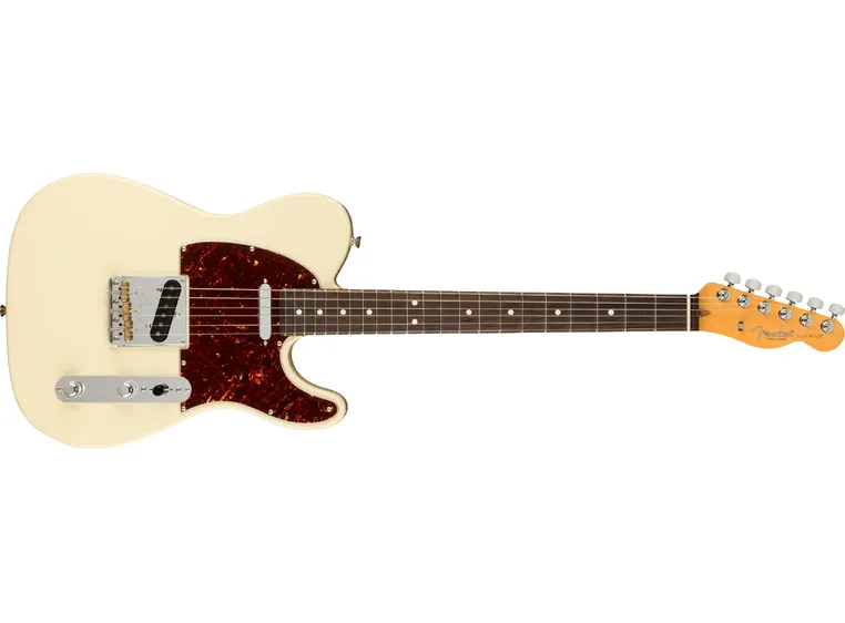 Fender Am Pro II Telecaster Olympic White, Rosewood Fingerboard 