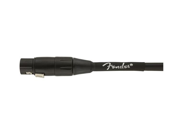 Fender Pro Mikrofonkabel 4.5m svart 15'