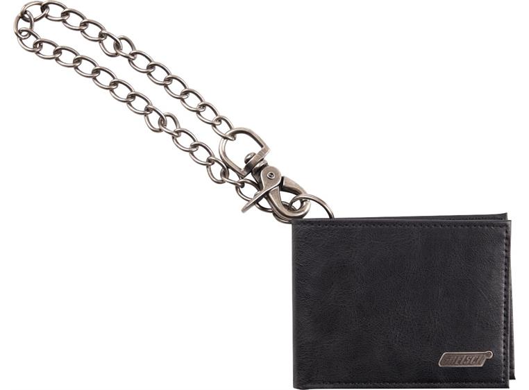 Gretsch Ltd Edition Leather Wallet with Chain, Black