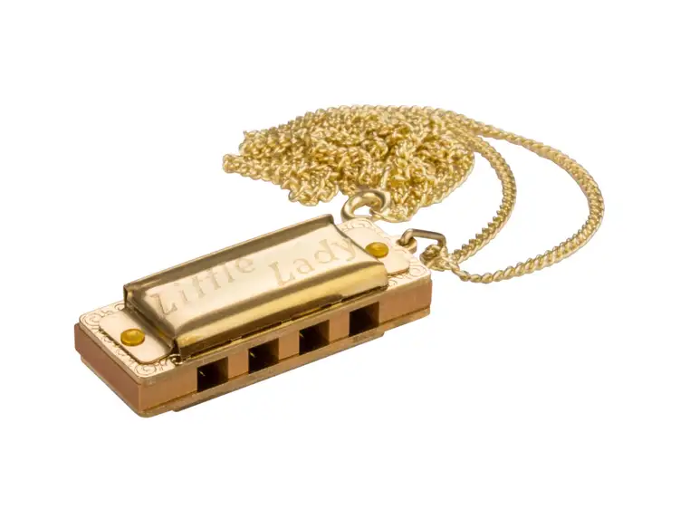 Hohner Little Lady Smykke i Eske gold plated, with necklace 