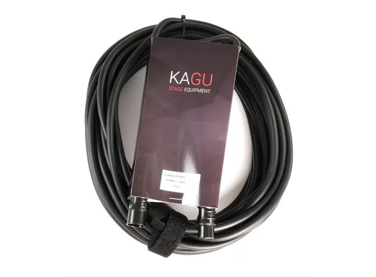KAGU DMNX5BK DMX-kabel 10m 5-pin, sort 