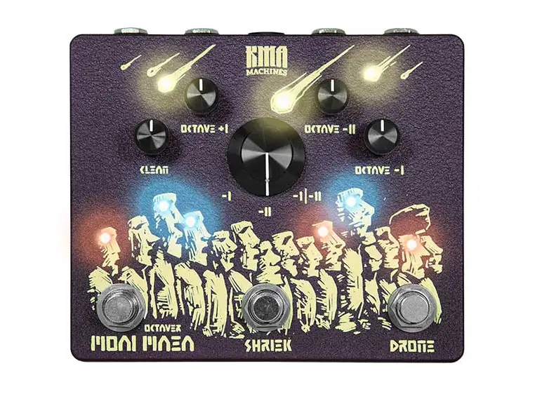 KMA Machines Moai Maea Analog Octaver Pedal 