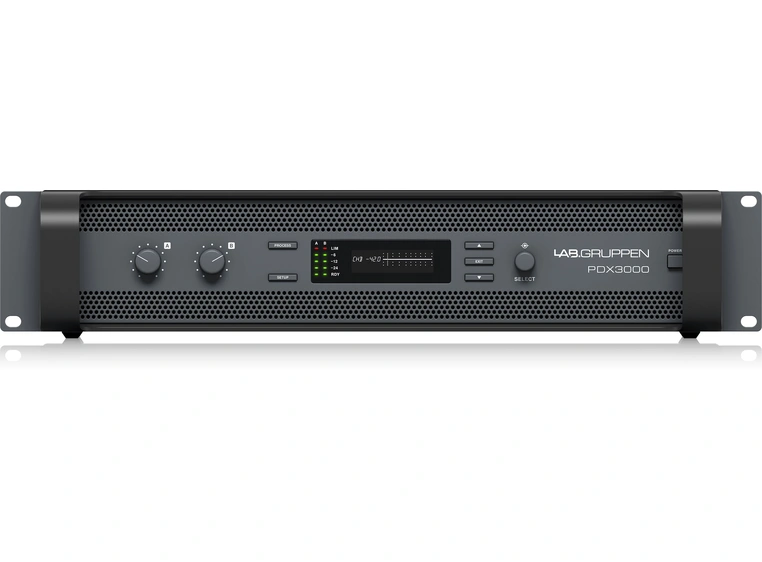 Lab Gruppen PDX3000 3000W, 2-kanals forsterker med DSP 