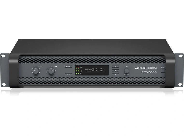 Lab Gruppen PDX3000 3000W, 2-kanals forsterker med DSP 
